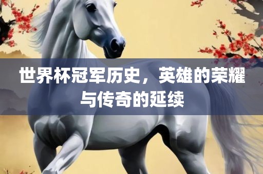 世界杯冠军历史，英雄的荣耀与传奇的延续