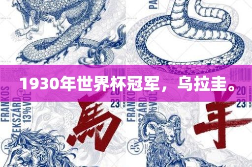 1930年世界杯冠军，乌拉圭。