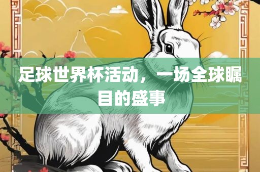 足球世界杯活动，一场全球瞩目的盛事