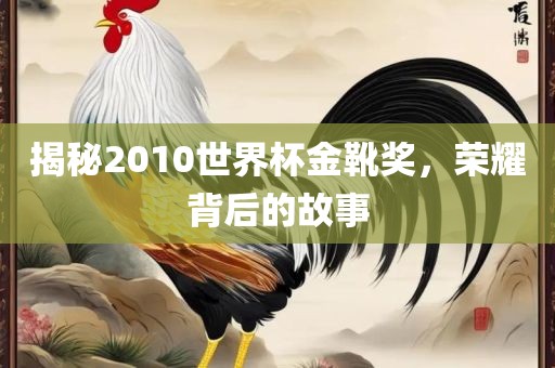 揭秘2010世界杯金靴奖，荣耀背后的故事