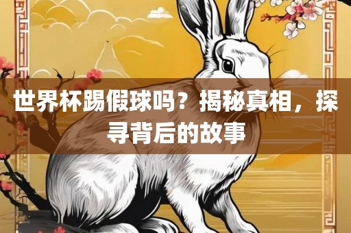 世界杯踢假球吗？揭秘真相，探寻背后的故事