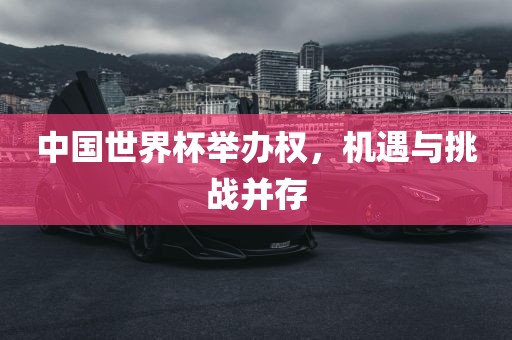 中国世界杯举办权，机遇与挑战并存
