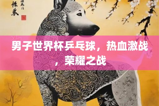 男子世界杯乒乓球，热血激战，荣耀之战