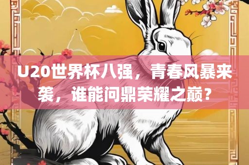 U20世界杯八强，青春风暴来袭，谁能问鼎荣耀之巅？