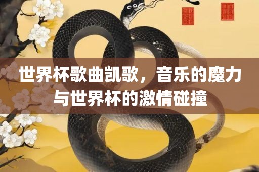 世界杯歌曲凯歌，音乐的魔力与世界杯的激情碰撞