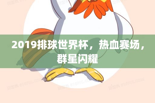 2019排球世界杯，热血赛场，群星闪耀