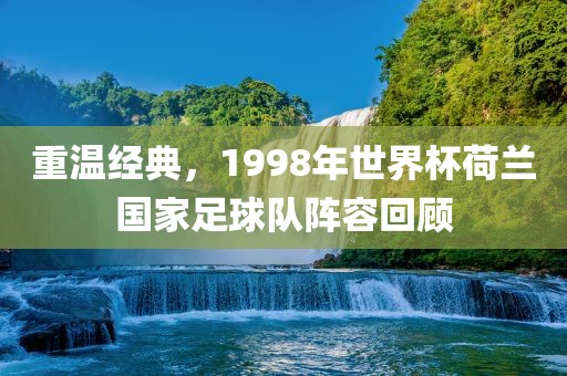 重温经典，1998年世界杯荷兰国家足球队阵容回顾