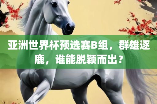 亚洲世界杯预选赛B组，群雄逐鹿，谁能脱颖而出？