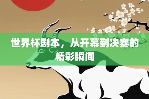 世界杯剧本，从开幕到决赛的精彩瞬间