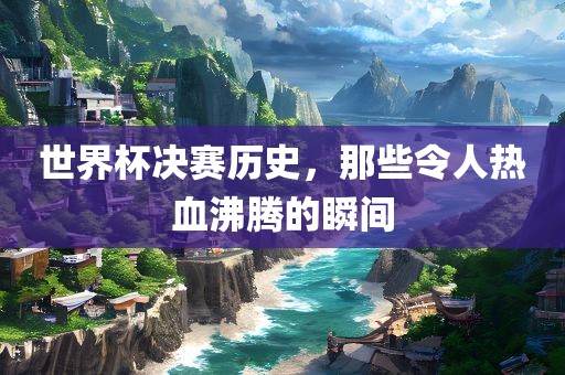世界杯决赛历史，那些令人热血沸腾的瞬间