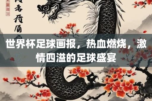 世界杯足球画报，热血燃烧，激情四溢的足球盛宴