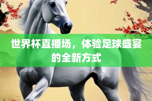 世界杯直播场，体验足球盛宴的全新方式