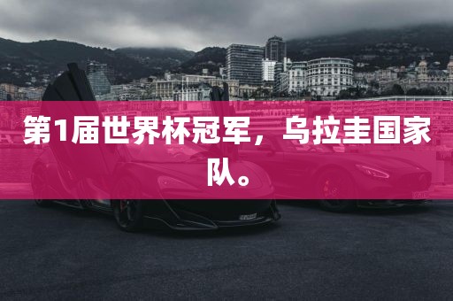 第1届世界杯冠军，乌拉圭国家队。